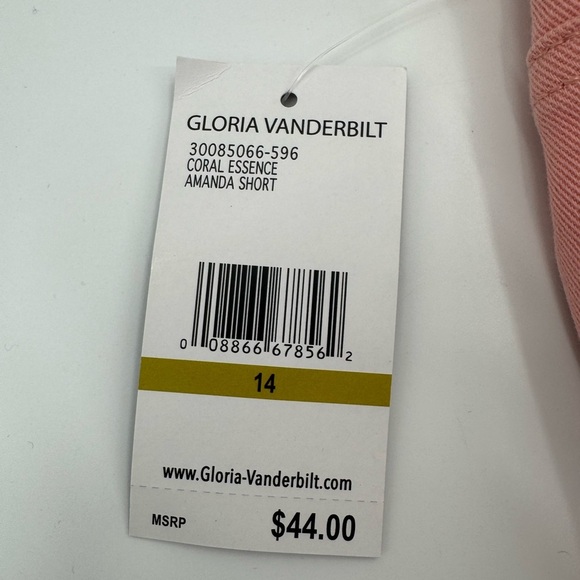 Gloria Vanderbilt NWT Shorts Size 14 - Picture 5 of 5
